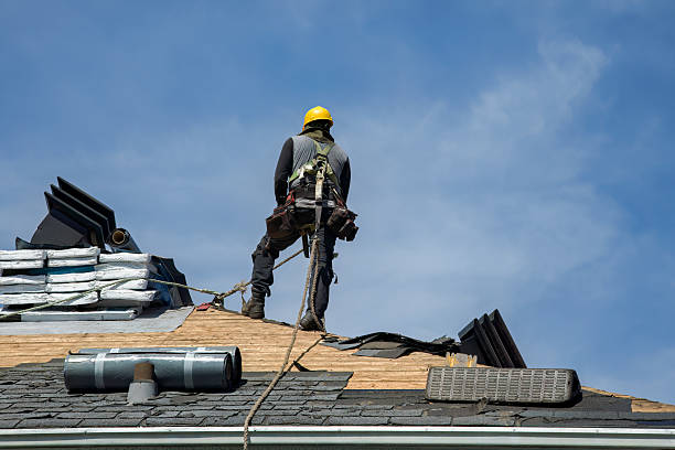 Professional Storm Damage Roof Repair technician working in Fairmount, TN